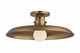 Troy Lighting - C3216-PBR - One Light Flush Mount - Rainhill - Patina Brass