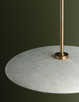 Garth LED Pendant (F2820-PBR/WTW)