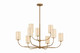 Troy Lighting - F3042-PBR - Nine Light Chandelier - Teddy - Patina Brass
