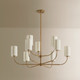 Teddy Nine Light Chandelier (F3042-PBR)