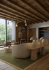 Andersen Five Light Chandelier (F4369-PBR/SSD)