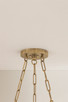 Bentley Six Light Chandelier (F5826-PBR)