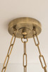 Bentley Six Light Chandelier (F5826-PBR)