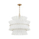 Abigail Eight Light Chandelier (ABI-2005-AG-WH)