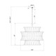 Abigail Eight Light Chandelier (ABI-2005-AG-WH)