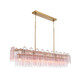 Crystorama - ADD-337-AG-SP - 16 Light Linear Chandelier - Addis - Aged Brass