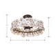 Ravelin Five Light Semi-Flush Mount (N1525-860)
