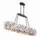 Ravelin Four Light Linear Chandelier (N1526-860)