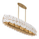 Coastlyn Six Light Linear Chandelier (N1825-732)