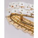 Coastlyn Six Light Linear Chandelier (N1825-732)