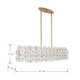 Coastlyn Six Light Linear Chandelier (N1825-732)