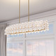 Coastlyn Six Light Linear Chandelier (N1825-732)