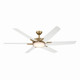 Minka Aire - F866L-HBR/ALW - 65 Ceiling Fan - Deco - Heritage Brass