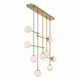 Ursolus Nine Light Linear Chandelier (10149-732)