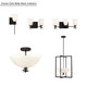 Elowen Three Light Semi-Flush Mount (10255-899)