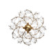 Bridget Four Light Semi Flush Mount (BGT-330-SG-CL)