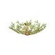 Crystorama - BGT-330-SG-GR - Four Light Semi Flush Mount - Bridget - Soft Gold