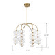 Bollavino LED Chandelier (10529-732-L)