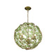 Bridget Three Light Chandelier (BGT-334-SG-GR)