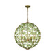 Bridget Six Light Chandelier (BGT-335-SG-GR)