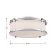 Merick LED Flush Mount (16014-77-L)