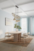 Cordón Three Light Linear Chandelier (16067-860)