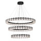 Minka-Lavery - 2410-899-L - LED Chandelier - Sevryn - Dark Matte Black