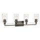 Minka-Lavery - 2644-749 - Four Light Vanity - Binsly - Rustic Gun Metal