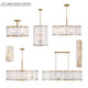 Veil Six Light Linear Chandelier (3639-732)