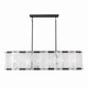 Veil Six Light Linear Chandelier (3639-899)