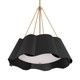 Minka-Lavery - 3954-796 - Four Light Pendant - Waveform - Dark Bronze