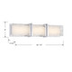 Lumina LED Bath Bar (5663-77-L)