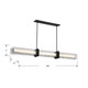 Lumina LED Linear Chandelier (5667-899-L)