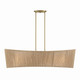 Key Largo Four Light Linear Chandelier (6578-695)