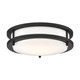 Nuvo Lighting - 62-1735 - LED Flush Mount - Glamour - Matte Black