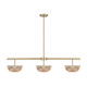 Savoy House - 1-1250-3-127 - LED Linear Chandelier - Hubbard - Noble Brass