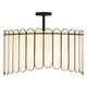 Annabelle Four Light Pendant (ANN2824MBK)