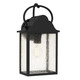 Quoizel - DAM8307MBK - One Light Outdoor Wall Lantern - Damian - Matte Black