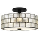 Quoizel - RORY1716MBK - Three Light Semi-Flush Mount - Rory - Matte Black
