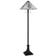 Duvane Two Light Floor Lamp (TFDV9363MBK)