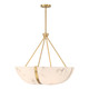 Savoy House - 7-1451-4-322 - Four Light Pendant - Chalfont - Warm Brass
