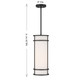 Porter One Light Mini Pendant (7-5699-1-89)