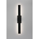 Davis LED Outdoor Wall Lantern (5-136-5CCT-BK)