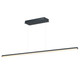 ET2 - E21370-BK - LED Linear Pendant - Hover - Black