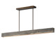 ET2 - E26268-TTVBZ - LED Linear Pendant - Lintel - Titanium Travertine / Bronze