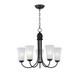 Maxim - 10045FTBK - Five Light Chandelier - Logan - Black