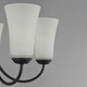 Logan Five Light Chandelier (10045FTBK)