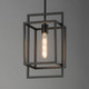 Gridline One Light Pendant (10411BK)