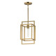 Maxim - 10411NAB - One Light Pendant - Gridline - Natural Aged Brass
