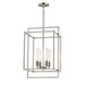 Maxim - 10412SN - Four Light Pendant - Gridline - Satin Nickel